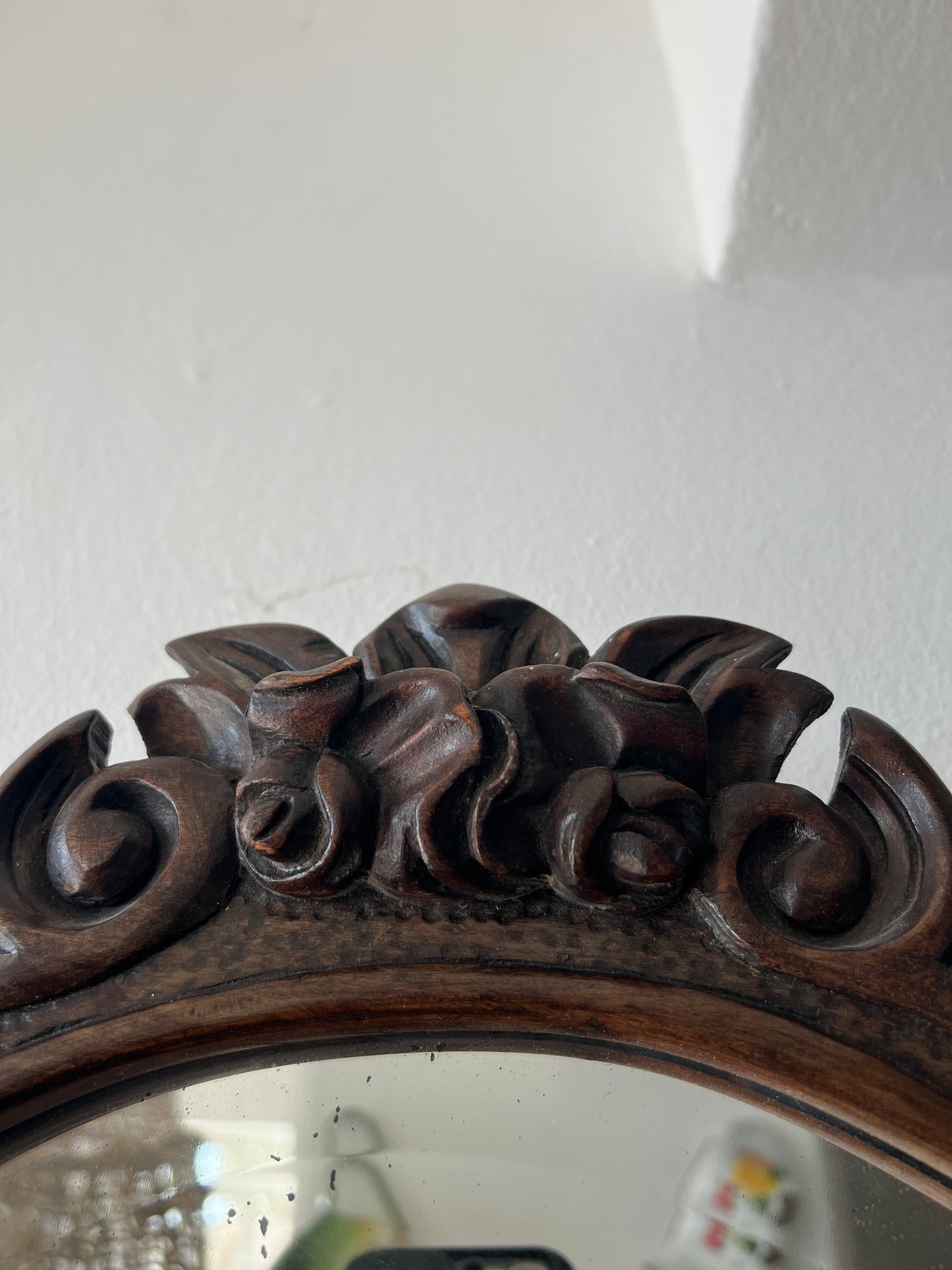 Espejo antiguo madera