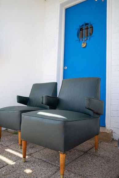 Butaca Cuerina Verde